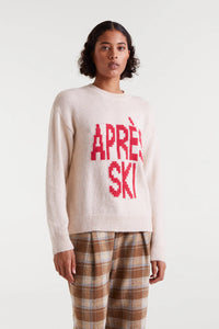 Compania Fantastica Jacquard sweater with Après Ski print