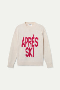 Compania Fantastica Jacquard sweater with Après Ski print