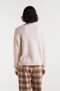 Compania Fantastica Jacquard sweater with Après Ski print