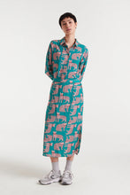 Load image into Gallery viewer, Compania Fantastica Leopard Print Crepe Shirt
