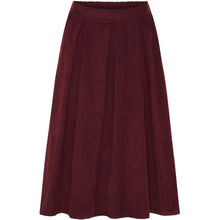 Load image into Gallery viewer, Marta Du Chateau Corduroy Skirt Bordeaux
