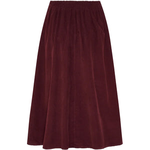 Marta Du Chateau Corduroy Skirt Bordeaux