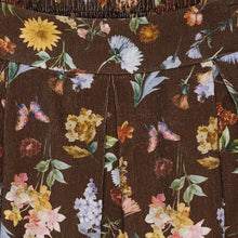 Load image into Gallery viewer, Marta Du Chateau Corduroy Floral Skirt
