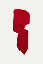 Load image into Gallery viewer, Red Compania Fantastica Fine Knit Hood With Scarf
