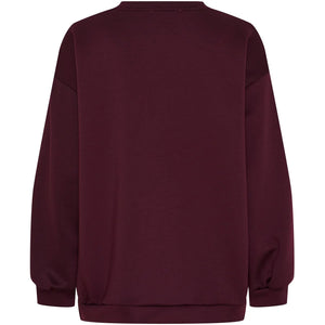 Marta Du Chateau Hibiscus Sweater Bordeaux