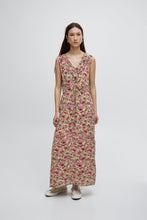 Load image into Gallery viewer, Ichi Ihmarrakech Midi Dress In Structured Flowers Print
