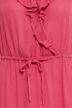 Load image into Gallery viewer, Ichi Ihmarrakech Midi Dress Raspberry Wine
