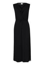 Load image into Gallery viewer, Ichi Ihmarrakech Midi Dress In Black
