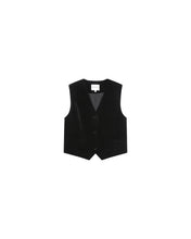 Load image into Gallery viewer, Grace And Mila Totem Black Velvet Waistcoat
