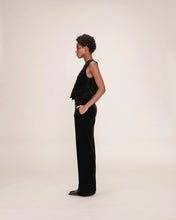 Load image into Gallery viewer, Grace And Mila Tiger Black Velvet Trousers

