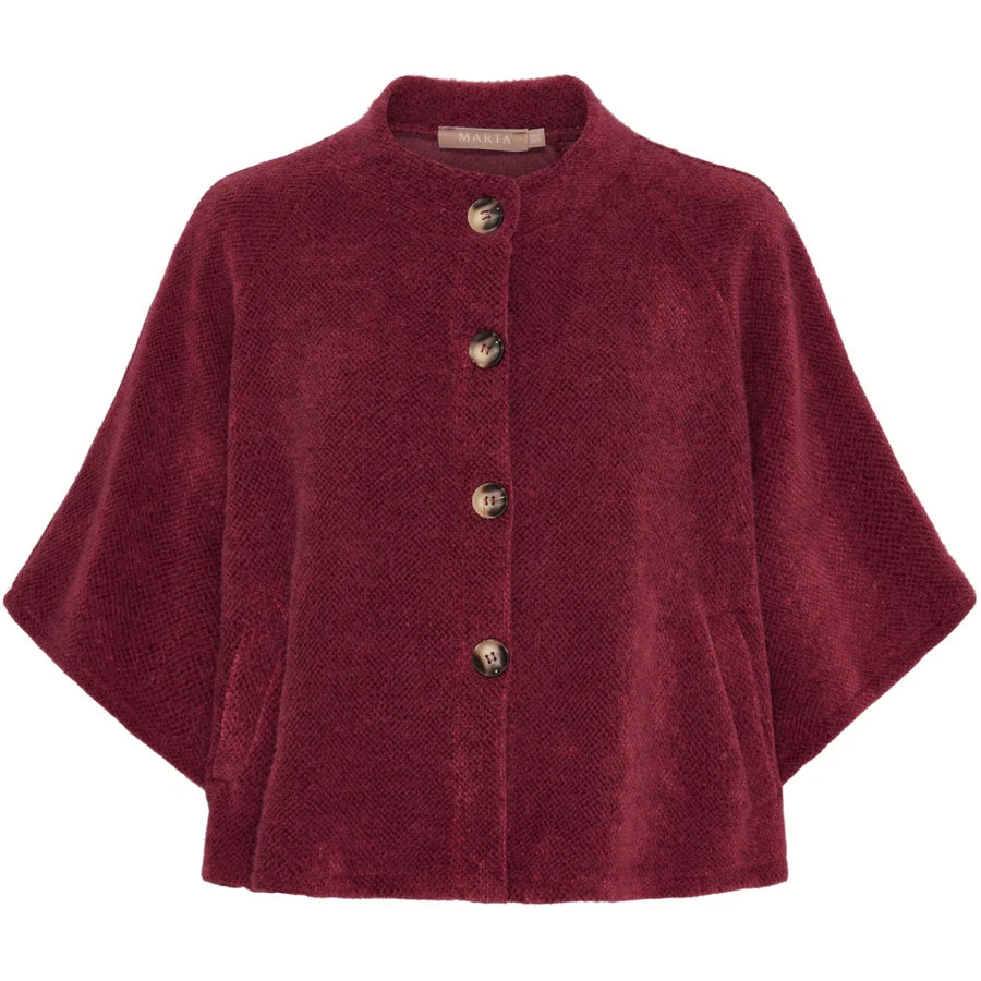 Marta Du Chateau Soft Jacket Bordeaux