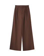 Load image into Gallery viewer, Grace And Mila Tailored Tatum Trousers Chocolate
