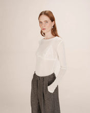 Load image into Gallery viewer, Grace And Mila Toni Sheer Top White
