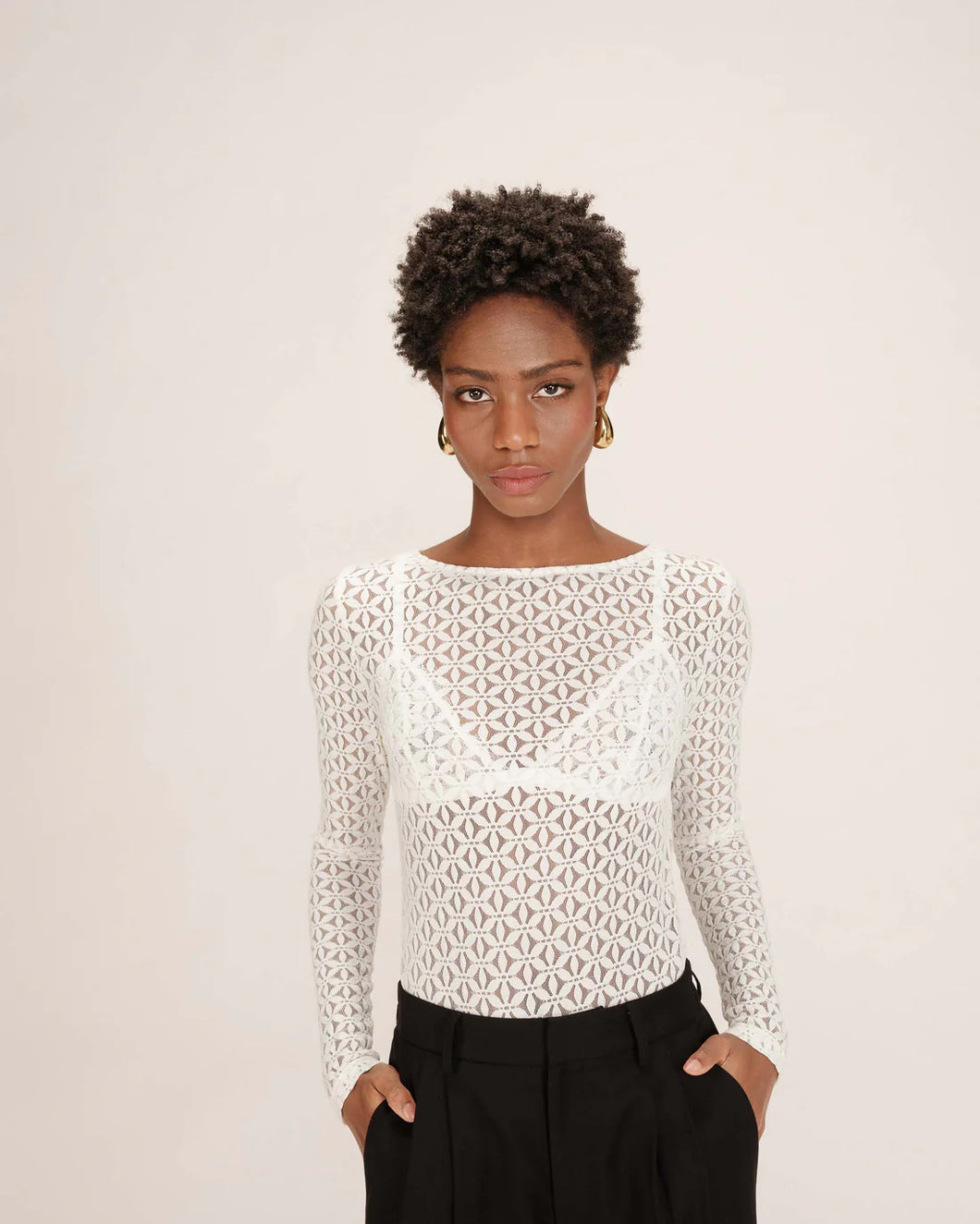 Grace And Mila Tanguy Lace Bodice Ecru