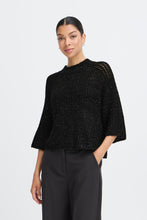 Load image into Gallery viewer, Byoung Byoliva Sequin  Black Jumper
