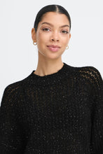 Load image into Gallery viewer, Byoung Byoliva Sequin  Black Jumper
