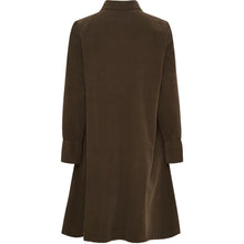 Load image into Gallery viewer, Marta Du Chateau Gunvor Corduroy Dress Chocolate
