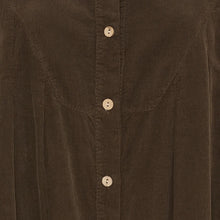 Load image into Gallery viewer, Marta Du Chateau Gunvor Corduroy Dress Chocolate
