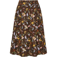 Load image into Gallery viewer, Marta Du Chateau Corduroy Floral Skirt
