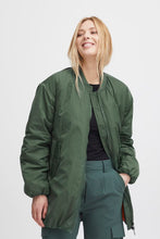 Load image into Gallery viewer, Byoung Bycamini Bomber Coat Cilantro
