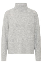 Load image into Gallery viewer, Byoung Bymonna Grey Roll Neck Jumper
