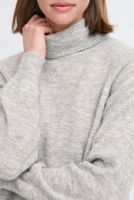 Load image into Gallery viewer, Byoung Bymonna Grey Roll Neck Jumper
