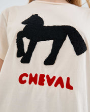 Load image into Gallery viewer, Cotton T-Shirt With Horse Print
