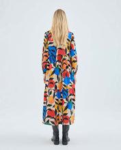 Load image into Gallery viewer, Long Sleeves Midi Dress With Leaf Print
