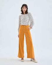Load image into Gallery viewer, Mustard High Waisted Trousers
