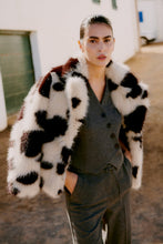 Load image into Gallery viewer, Byoung Bybemio Cow Print Coat
