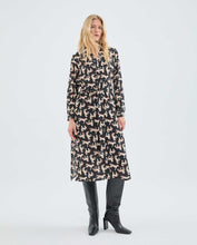 Load image into Gallery viewer, Animal Print Midi Shirt Dress
