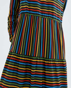 Stripe Midi Dress