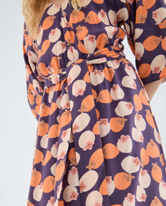 Flowers Print Midi Dress