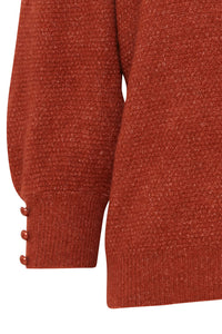 Ichi Ihkamara Knitted Pullover Rooibos