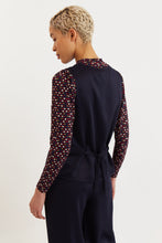 Load image into Gallery viewer, Jackson Sustainable Satin Back Waistcoat Navy
