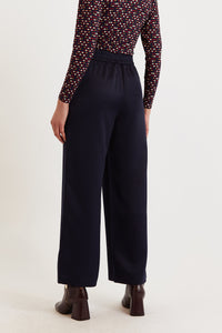 Tilde Sustainable Wide Leg Trousers Navy