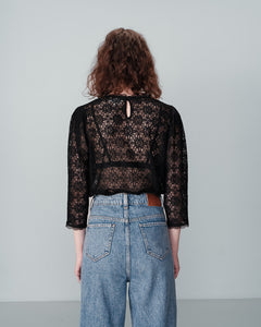 Navi Lace Top Black