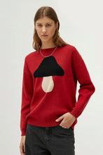 Load image into Gallery viewer, Mushroom Print Jacquard Sweater
