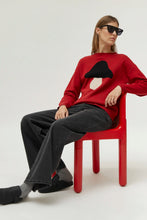 Load image into Gallery viewer, Mushroom Print Jacquard Sweater
