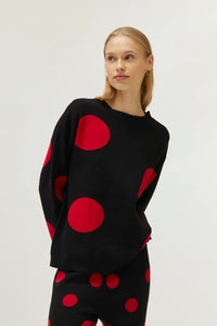 Polka Dots Jumper Red