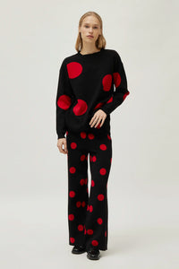 Polka Dots Jumper Red