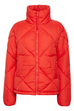 Load image into Gallery viewer, Byoung Bybomina Puffer Coat Aurora Red
