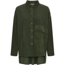 Load image into Gallery viewer, Marta Du Chateau Giselle Needle Cord Shirt Jacket  Khaki
