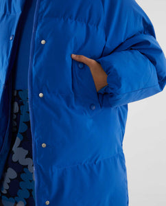 Blue Oversized Padded Coat
