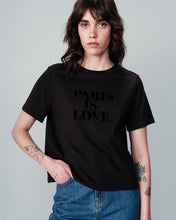 Load image into Gallery viewer, Nobuto Paris Is Love Black T-Shirt
