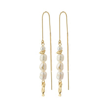 Load image into Gallery viewer, Pilgrim Berthe Pearl Earrings Gold Plated
