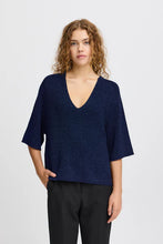 Load image into Gallery viewer, Ichi Ihcody Pullover Maritime Blue
