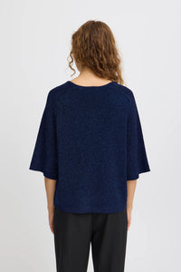 Ichi Ihcody Pullover Maritime Blue