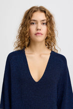 Load image into Gallery viewer, Ichi Ihcody Pullover Maritime Blue
