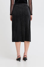 Load image into Gallery viewer, Ichi Ihkate Glamour Skirt Black
